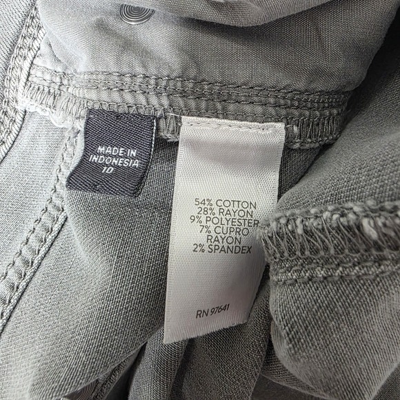 J. Jill Denim Authentic‎ Fit Slim Ankle Jeans Gray 10 - Picture 10 of 11